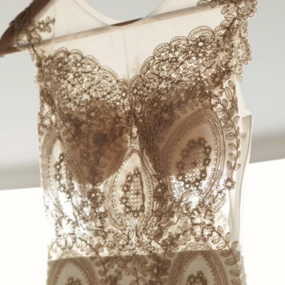 Long Embroidered Wedding Dress Mermaid - Picture 8 of 8